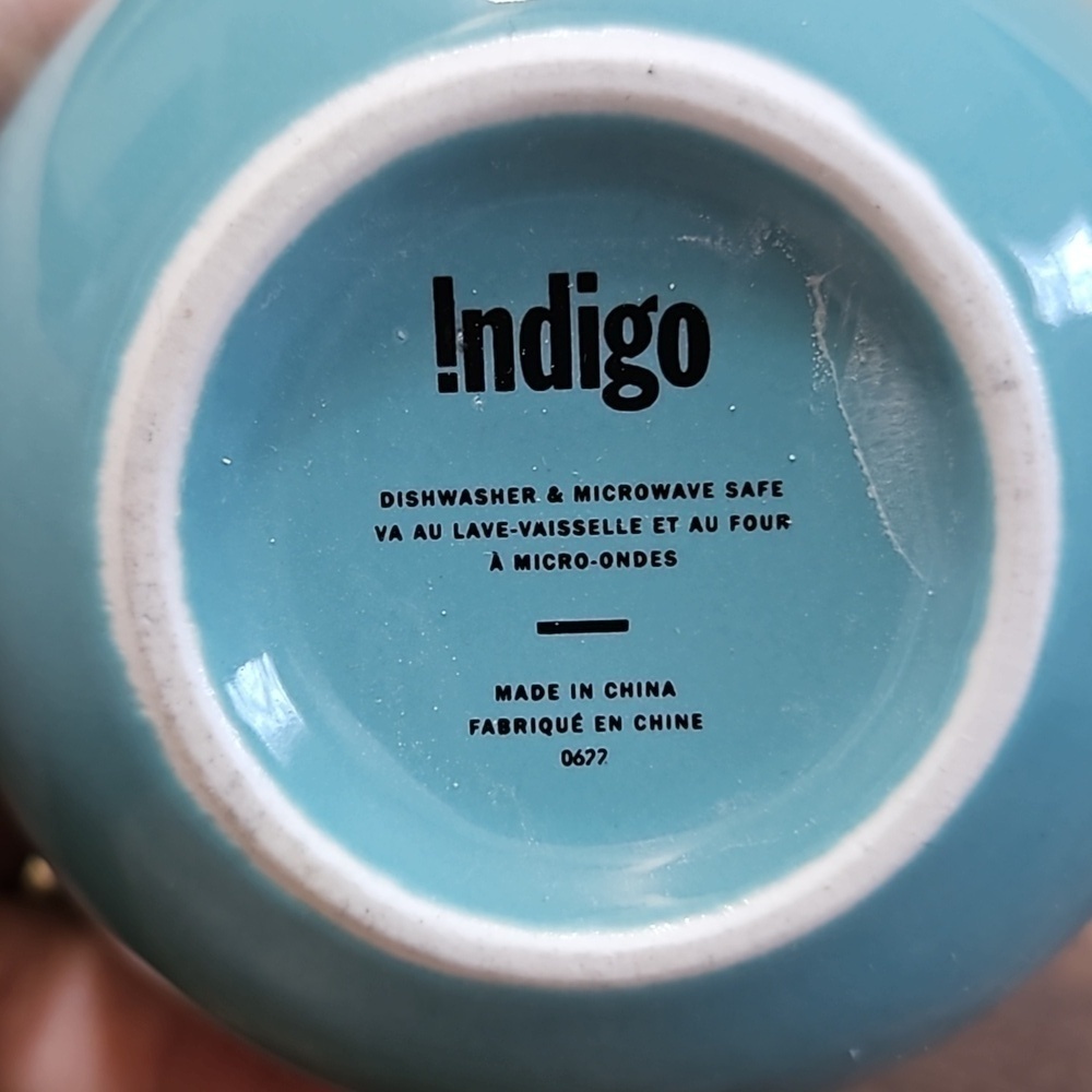 Indigo Christmas First and Last Call Set of Coffee Mug and Stemless Wine Glass - Picture 6 of 11